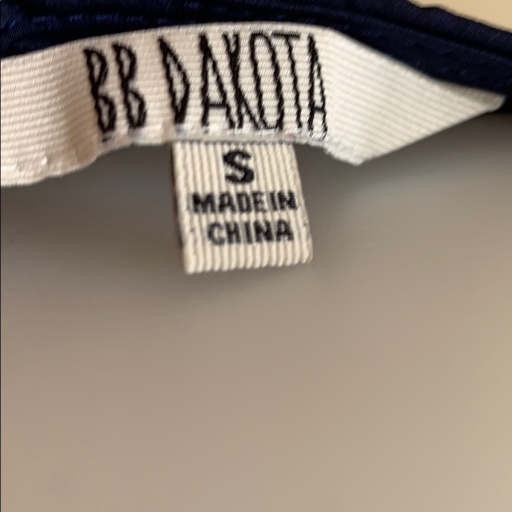NWOT BB Dakota Sapphire Blue Tie Dress, S - Picture 4 of 4
